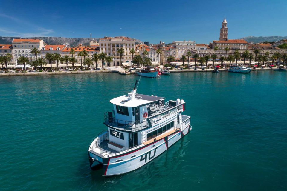 Split: Blue Cave & 5 Islands Catamaran Speedboat Cruise - Key Points