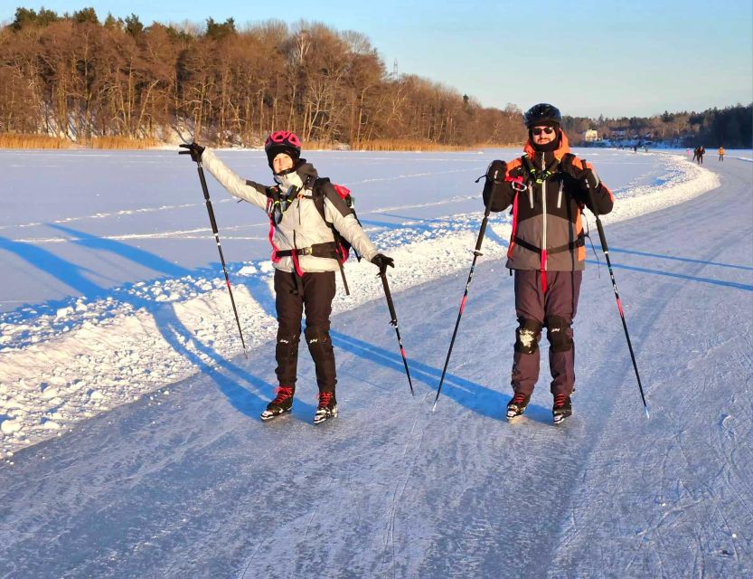 Stockholm: Nordic Ice Skating for Beginners on a Frozen Lake - Directions