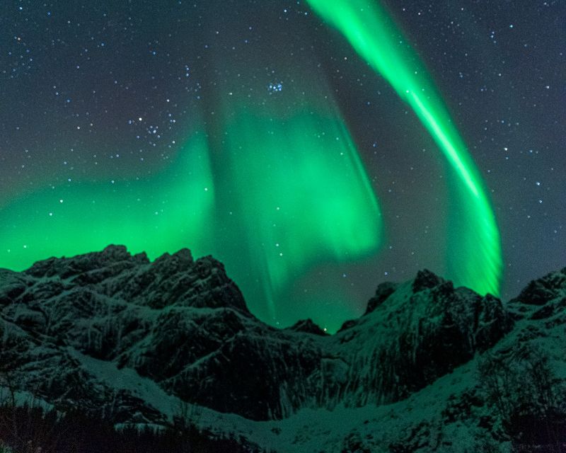 Svolvær: Lofoten Northern Lights Hunt by Van With Snacks - Professional Photographer Guide