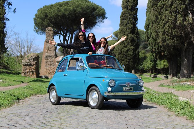 Tour of Rome Aboard a Vintage FIAT 500 - Common questions