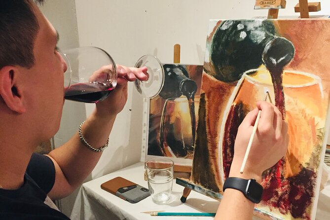 Wine and Painting Workshop Experience in Brussels - Common questions