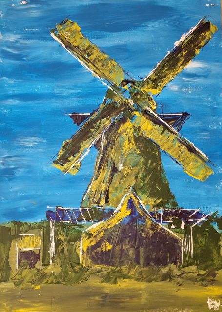 Zaandam: Paint a Dutch Windmill in a Cosy Atelier - Immersive Painting Session