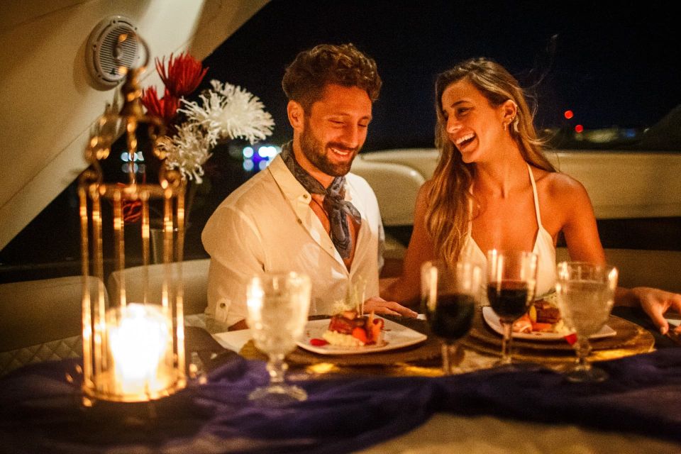 All-Inclusive Romantic Dinner Aboard a Luxurious Yacht - Expertly Crafted Menu