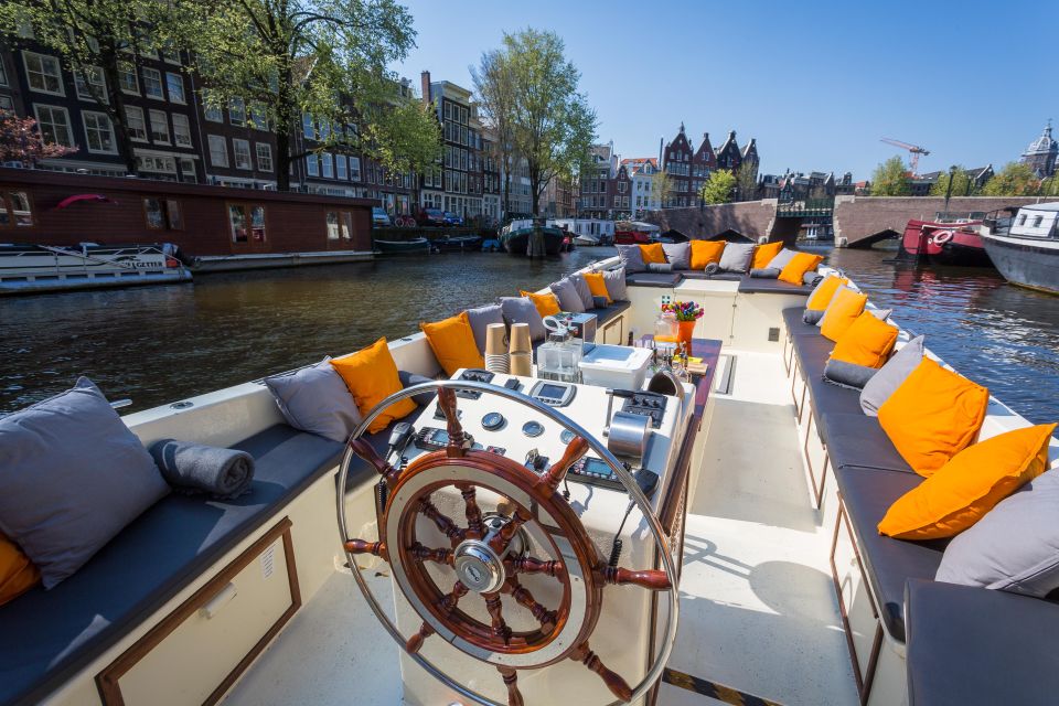 Amsterdam: Canal Cruise in German With Unlimited Drinks - Duration and Language