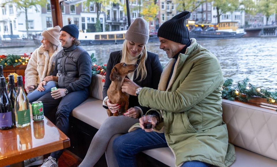 Amsterdam: Luxury Boat Canal Cruise With Unlimited Drinks - Departure Information