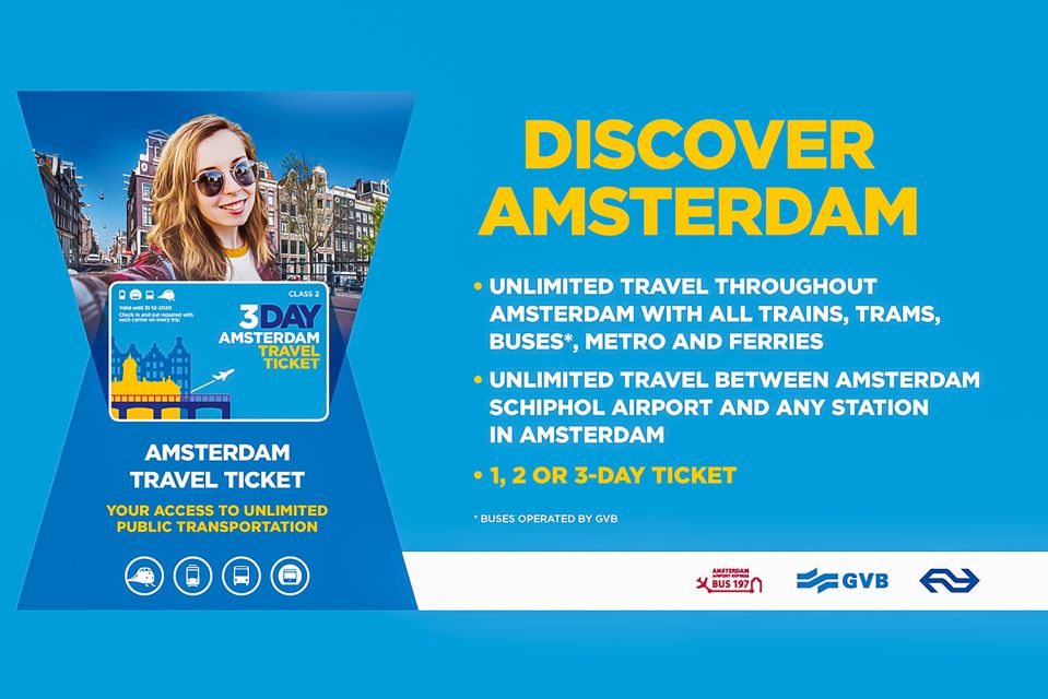 Amsterdam: Travel Ticket for 1-3 Days With Airport Transfer - Tips for Maximizing Ticket Benefits