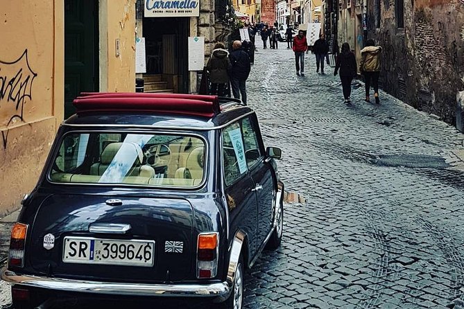 Ancient Tour of Rome by Mini Cooper Classic Cabrio With Aperitif - Pricing Details