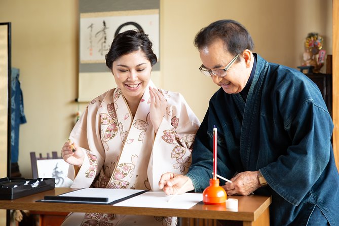 Calligraphy Experience With Simple Kimono in Okinawa - Pricing & Booking