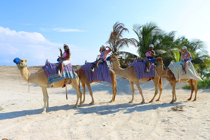 Camel Caravan Expedition and Beach Club With Transportation in Riviera Maya - Common questions