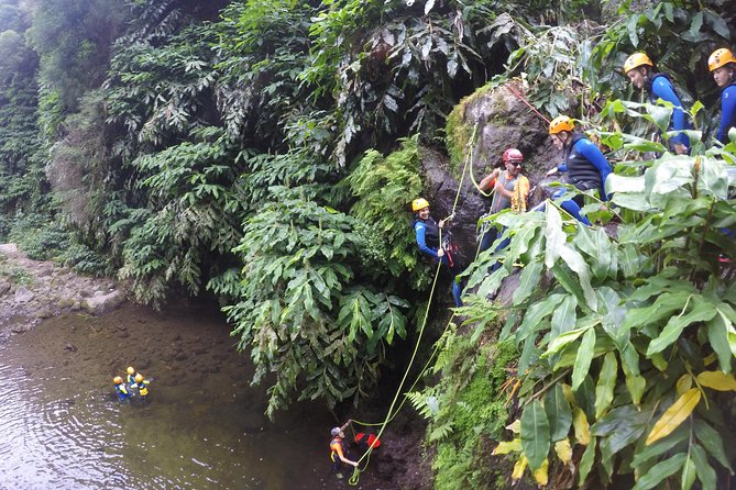 Canyoning in the Ribeira Dos CaldeirōEs Natural Park - Sustainable Practices in Canyoning