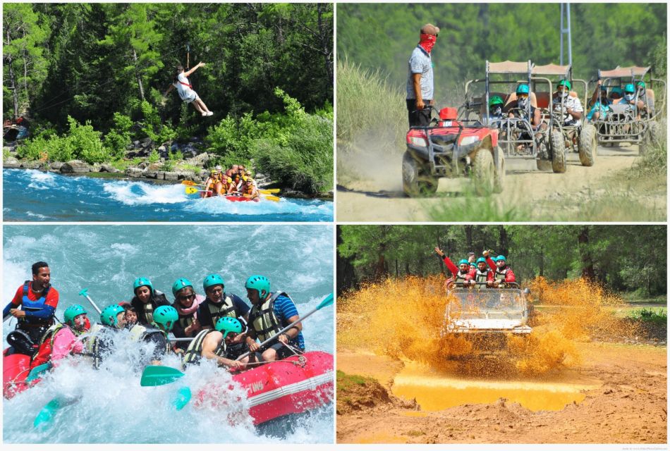 City of Side: Rafting, Zipline, Jeep, Buggy and Quad Combo - Transportation and Pickup Instructions