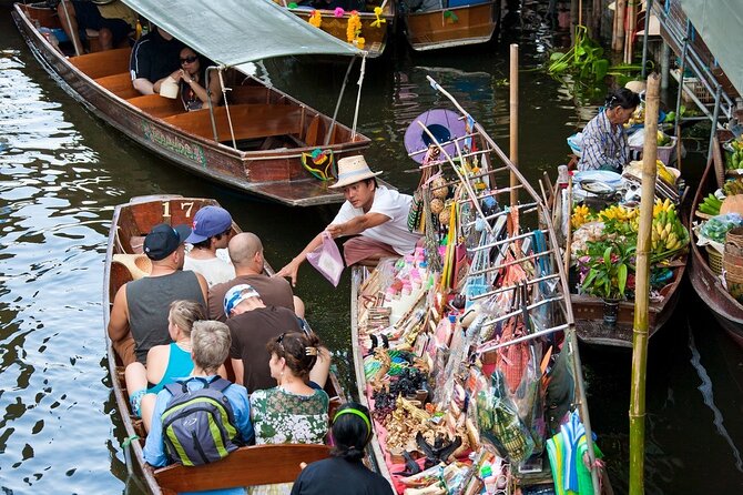 Damnoen Floating Market Trip With Optional Erawan Waterfall Visit - Directions and Logistics