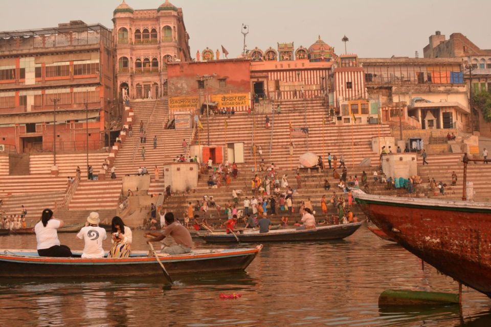 Day Tour to Sarnath With Boating & Ganga Aarti - Ganga Aarti Ceremony