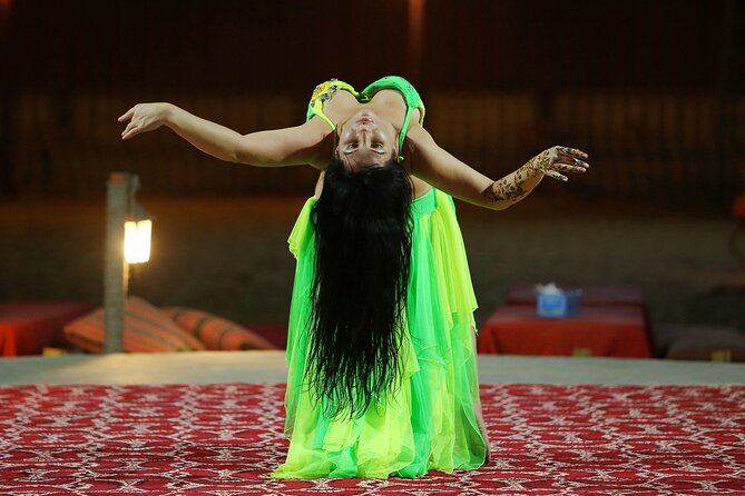 Dubai Desert Safari With Belly Dance, Fire Show and Tanura Show-The Full Package - Common questions