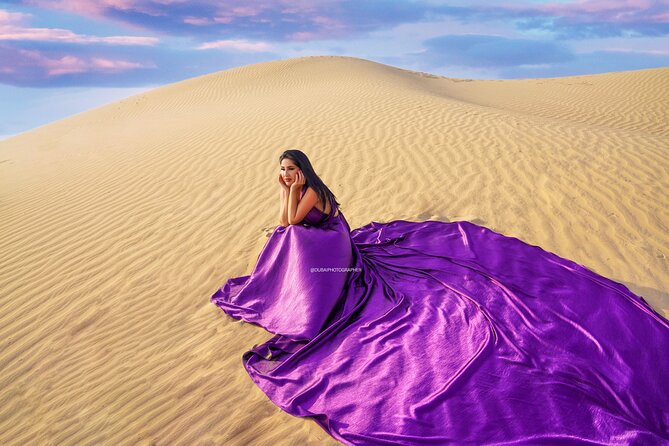 Dubai Flying Dress Photo and Video Shoot in Desert - Directions