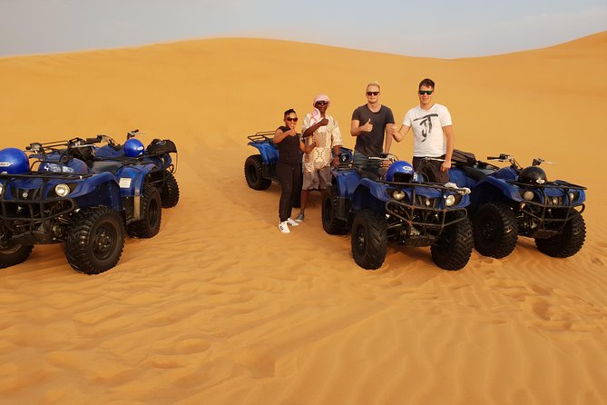 Dubai: Quad Bike Desert Adventure Safari, Desert Sand Boarding - Sandboarding Adventure