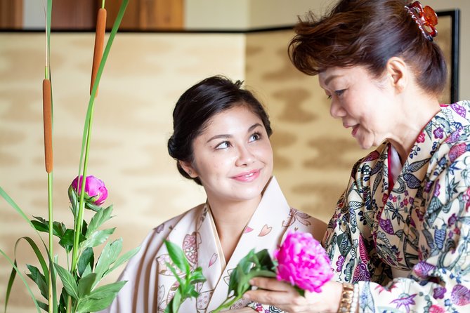 Flower Arrangement Experience With Simple Kimono in Okinawa - Safety Measures in Place
