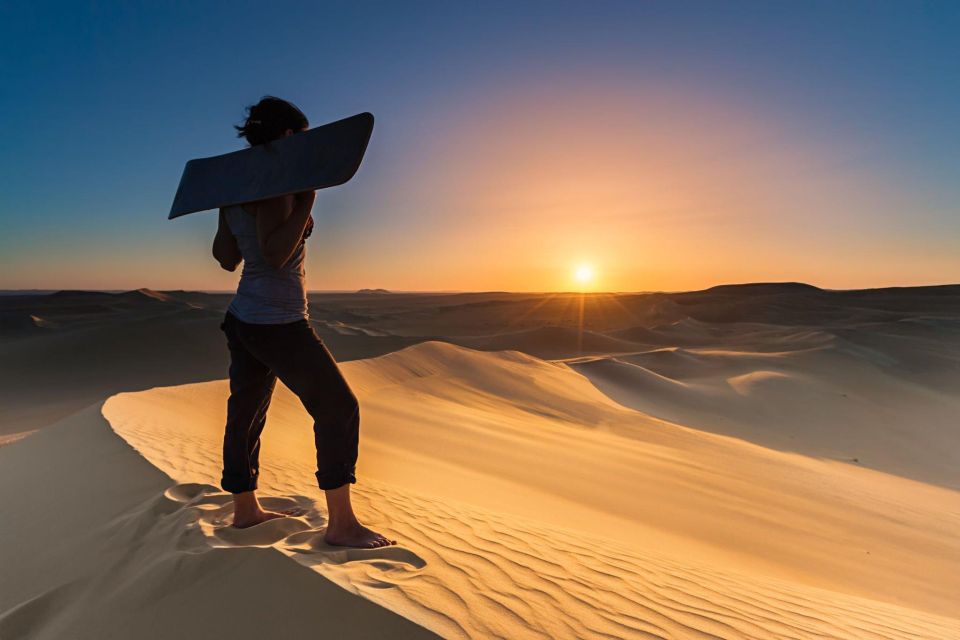 From Agadir/Tamraght/Taghazout: Sandoarding in Sand Dunes - Tour Guide Availability