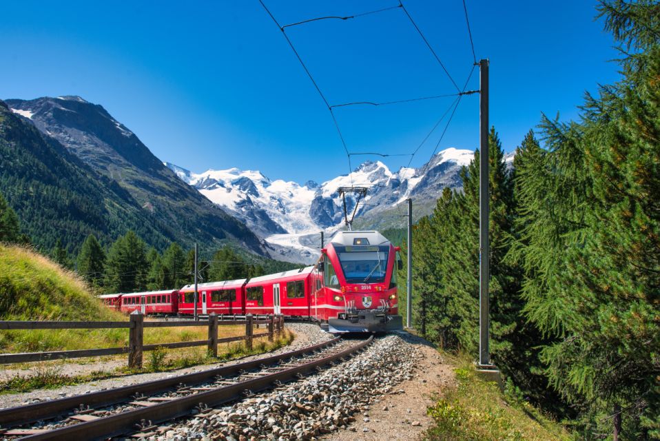 From Saint Moritz: Bernina Train Ticket With Winery Tasting - Location and Meeting Point
