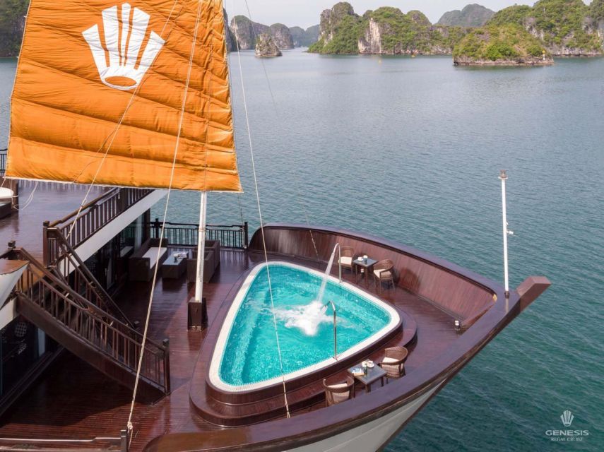 Hanoi: 2-Night Luxury Halong Bay Cruise - Transportation and Beach Time