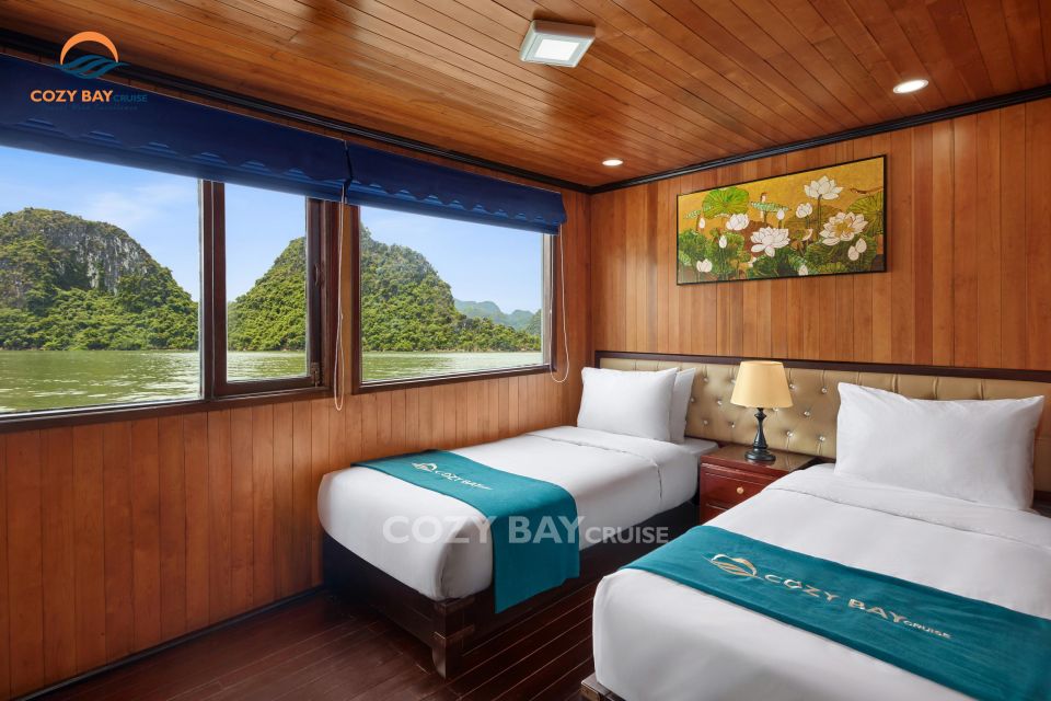 Hanoi: Cozy Halong Bay Overnight Cruise With Meals - Onboard Activities