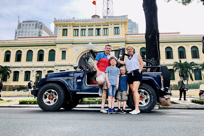 Ho Chi Minh City Private Half-Day Tour by U.S Army Jeep - Tour Itinerary