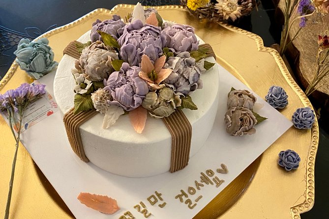 Korean Soy Cream Flower Cake ; One Day Class - Accessibility Details