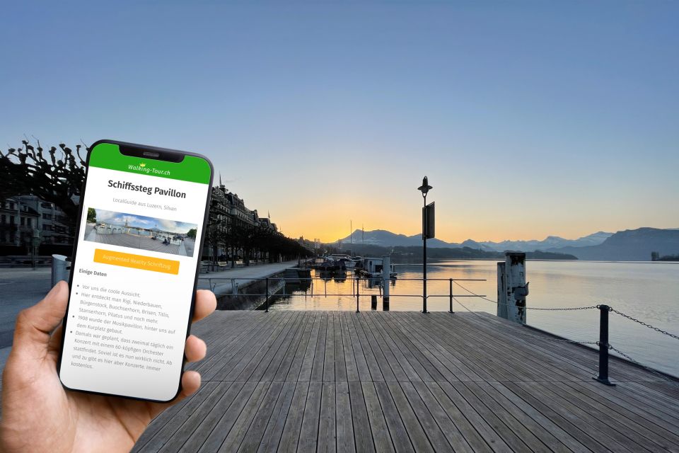 Lucerne: Smartphone Walking Tour - Cool Lucerne Old Town - Augmented Reality Elements