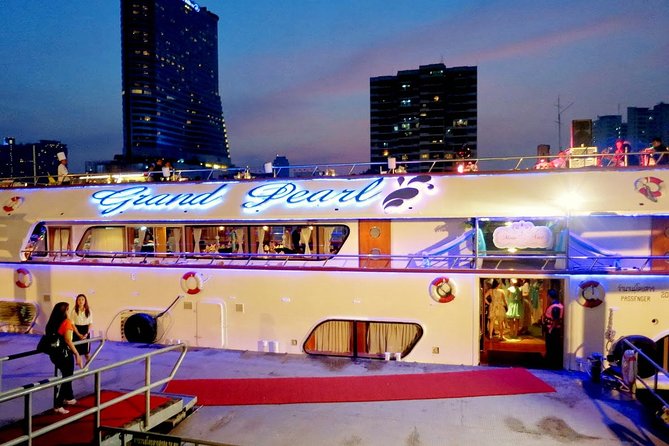 Luxury Dinning on Grand Pearl Cruise Along Chao Phraya River With Pickup - River Cruise Experience
