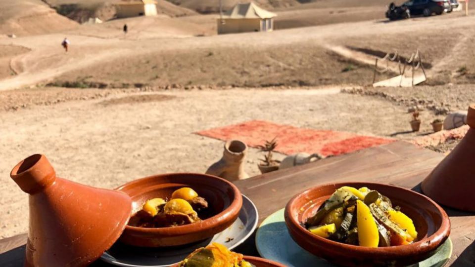 Magical Half Day Lunch in Agafay Desert With Swimming Pool - Accessibility and Language Options