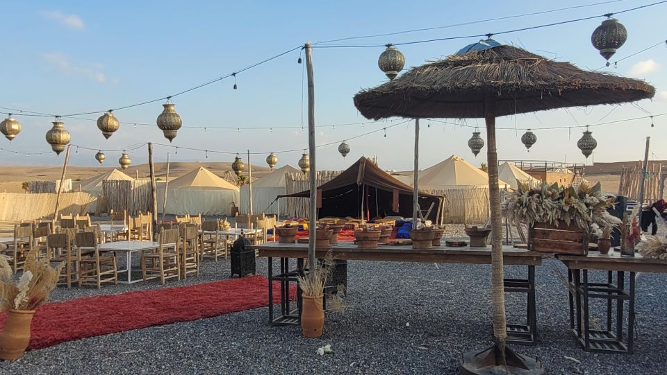 Marrakech Desert: Camel Riding, Dinner With Music & Show - Camel Riding in the Sahara