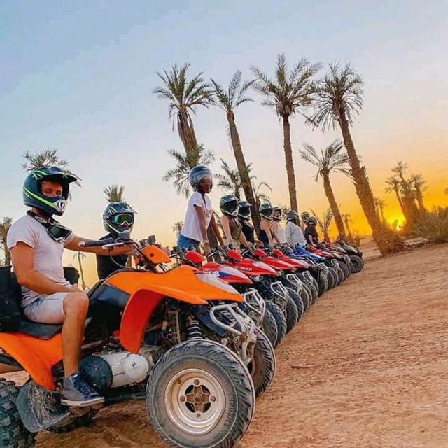 Marrakech Palmeraie : Quad Bike Experience With Tea Break - Activity Duration and Flexibility