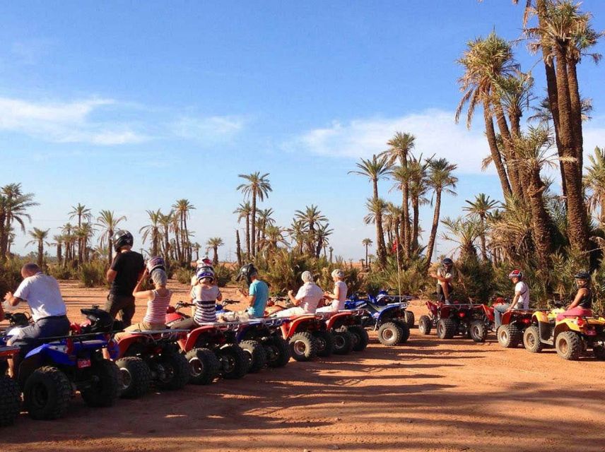 Marrakech Quad Bike in Palmerais - Village Stop for Traditional Tea