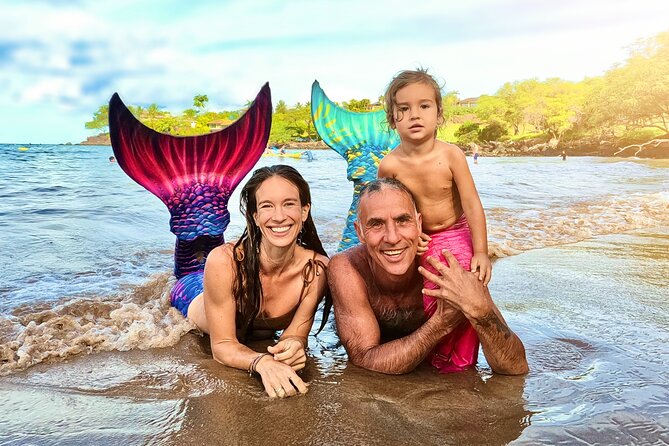 Mermaid Ocean Swimming Lesson in Maui - CPR/First Aid Certified Instructor