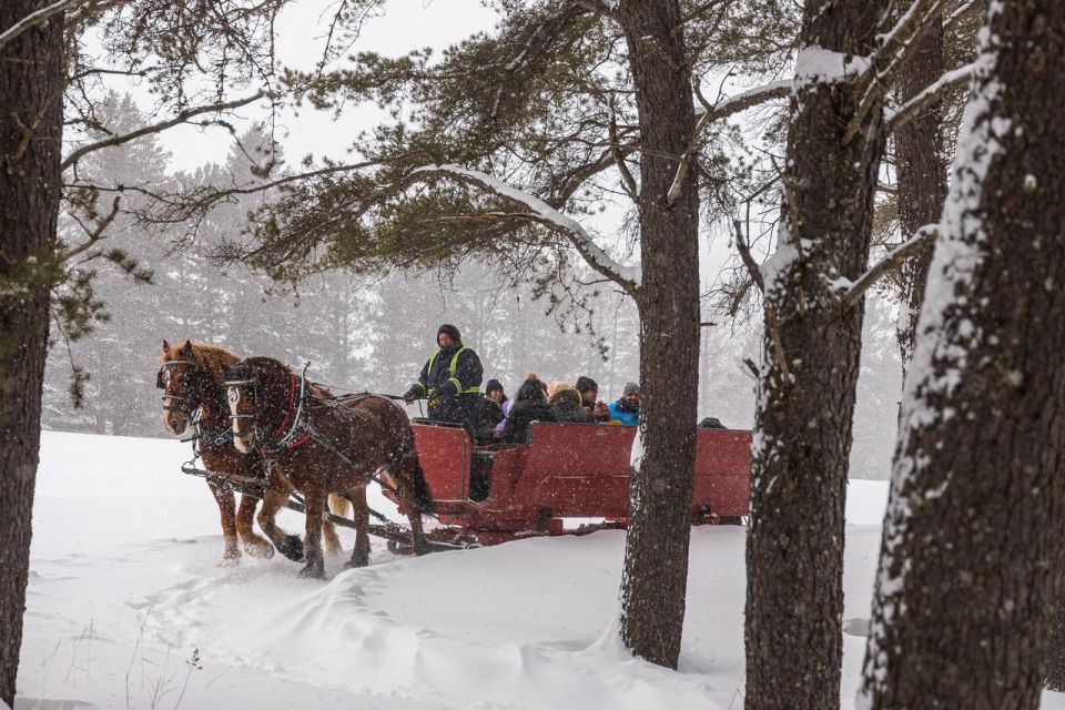 Mont-Tremblant: Sleigh Ride W/ Storytelling & Hot Chocolate - Common questions