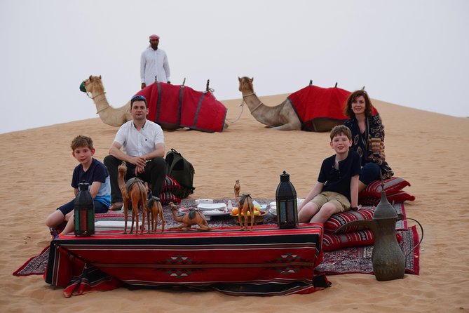 Morning Dubai Desert Safari With Camel Ride & Sand Boarding - Camel Ride