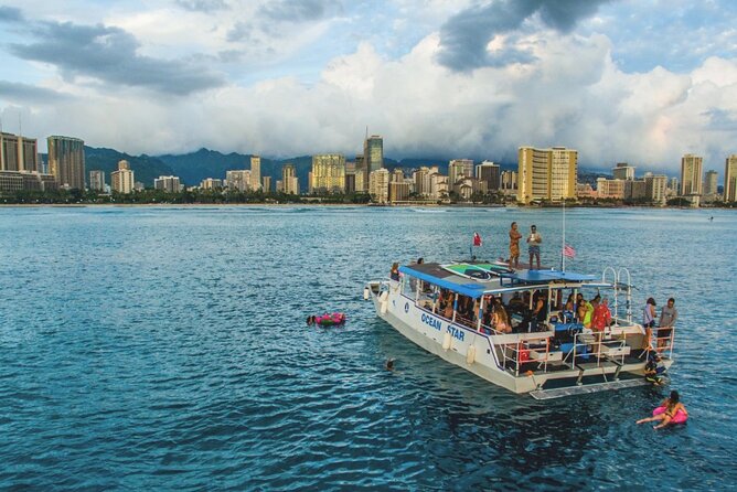 Paradise Waikiki Sunset Cruise LIVE DJ SWIMMING - Directions