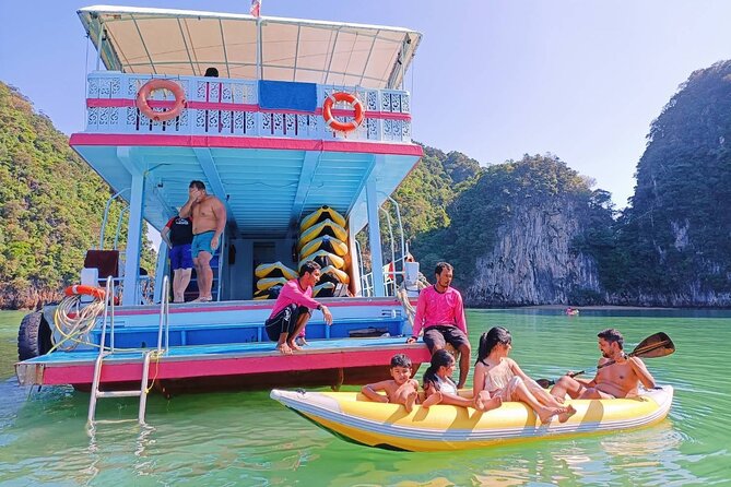 Phang Nga Bay Sea Cave Canoeing & James Bond Island - Big Boat - Crew and Lunch Highlights