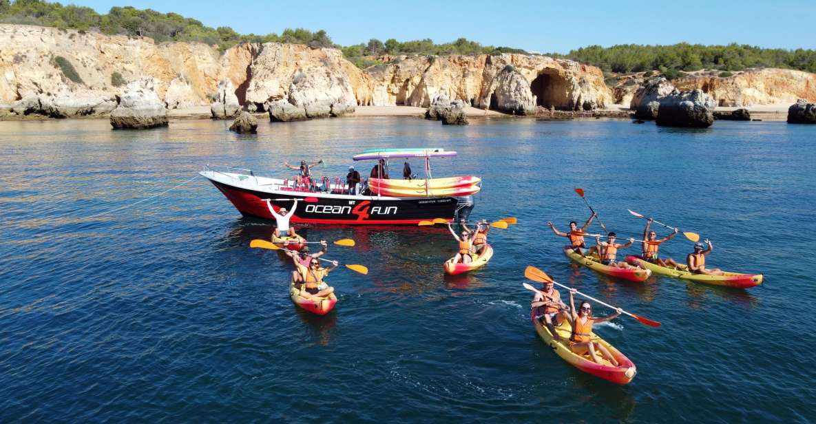 Portimão: Benagil Caves Speedboat and Kayak Guided Tour - Common questions