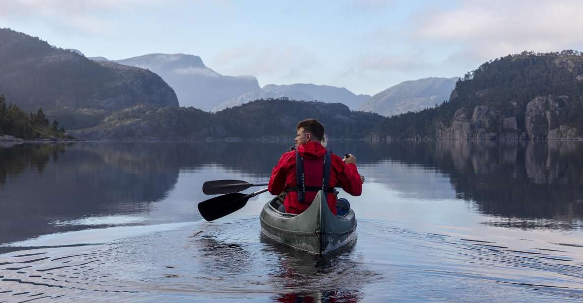 Preikestolen Hidden Trail Hike Canoe Trip - Tour Guide Availability