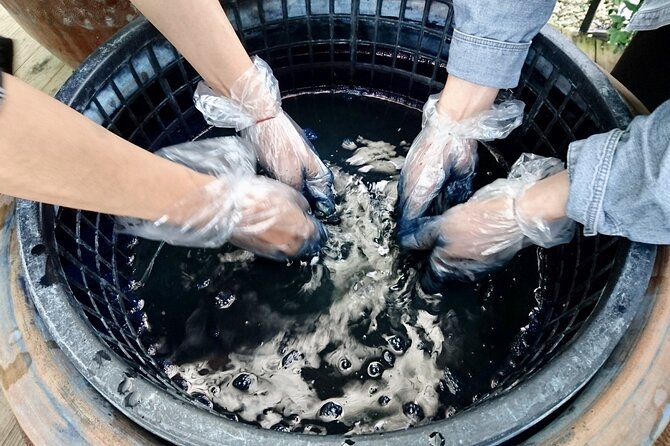 Private Food Making and Indigo Dyeing Experience in Asakusa - Handkerchief Dyeing