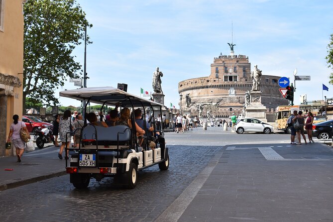 Private Rome Golf Cart Tour With Inside Guided Colosseum Tour - Common questions