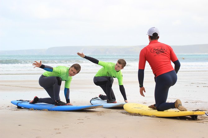 Private Two on One Surf Lesson in Newquay (2 Students, 1 Instructor) - Meeting Point Instructions