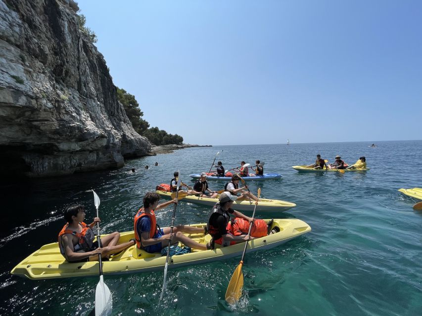 Pula: Island Kayak Tour, Snorkeling and Cliff Jumping - Common questions