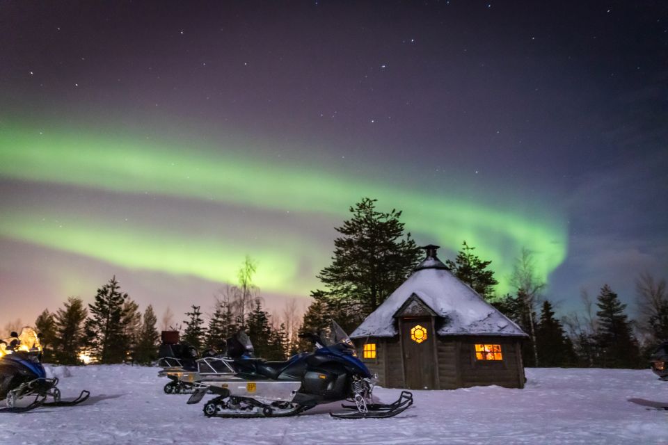 Rovaniemi: Aurora Borealis Snowmobile Safari With Campfire - Directions