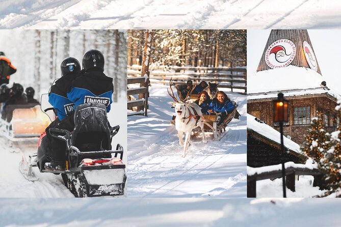 Rovaniemi Snowmobile Safari to Reindeer Farm and Santa Claus Village - Souvenir Photos With Santa