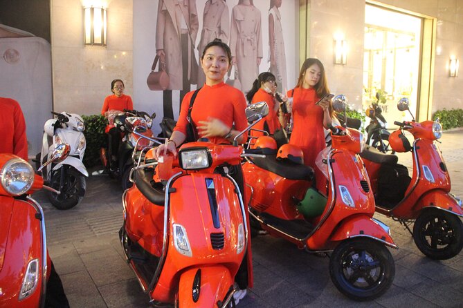 Saigon Vespa By Night Street Food With Female Riders Ao Dai - Last Words