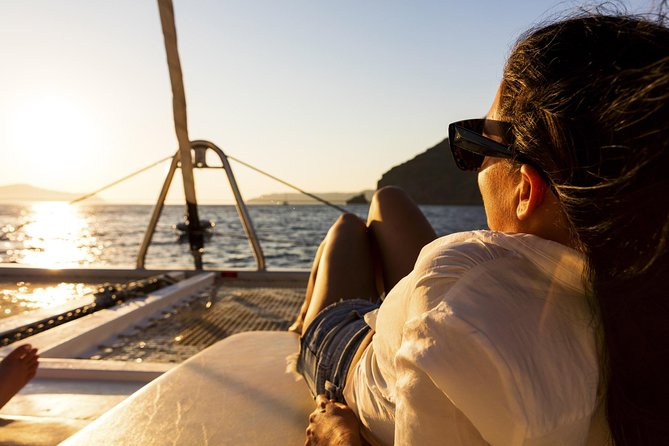 Shared Catamaran Romantic Sunset Cruise From Santorini via Volcano - Common questions