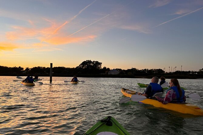 Sharkeys LED Illuminated Night & Sunset Tour on Glass Bottom Kayaks in Sarasota - Common questions