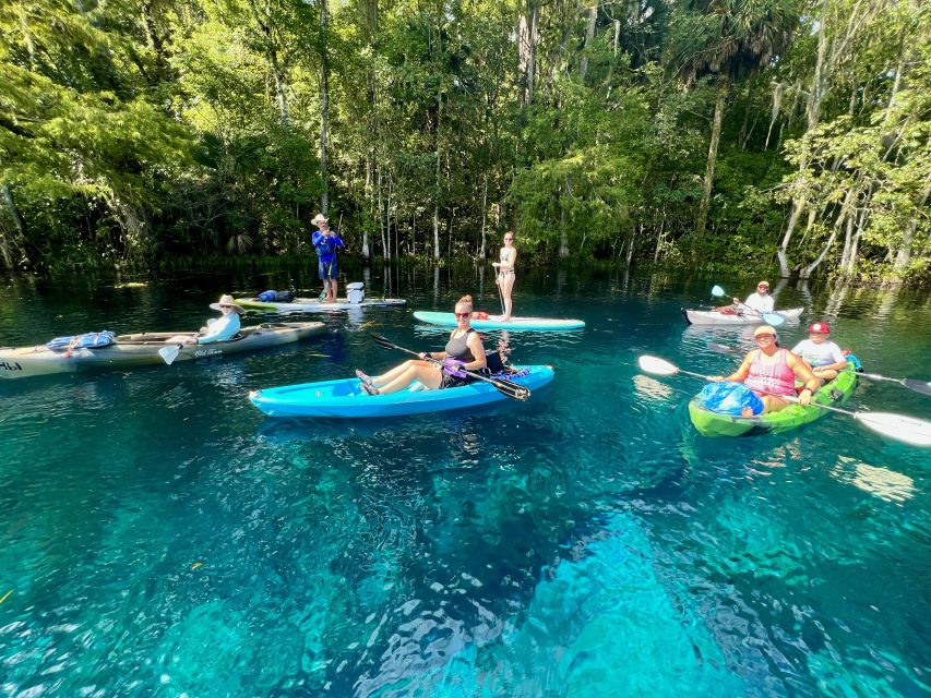 Silver Springs: Manatees and Monkeys Clear Kayak Guided Tour - Common questions